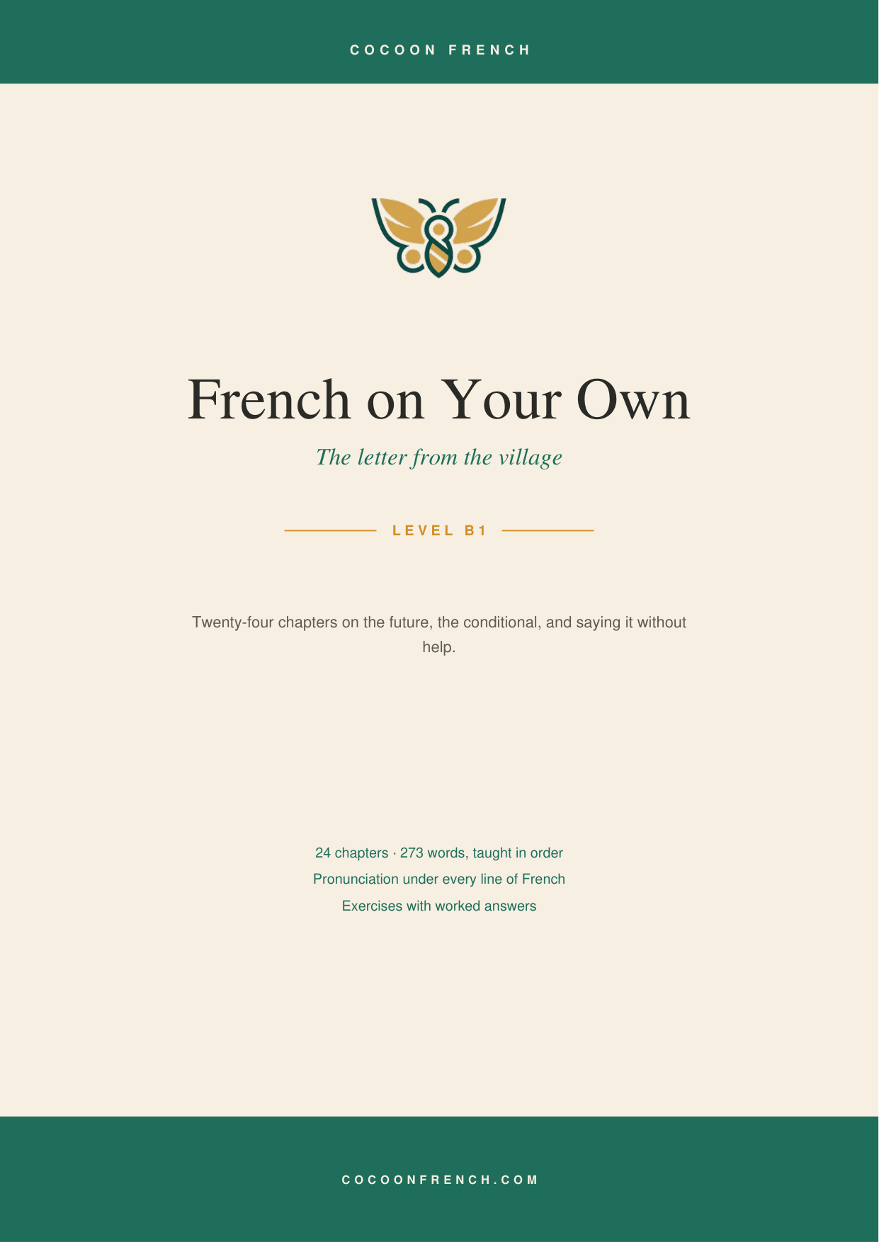The cover of French on Your Own
