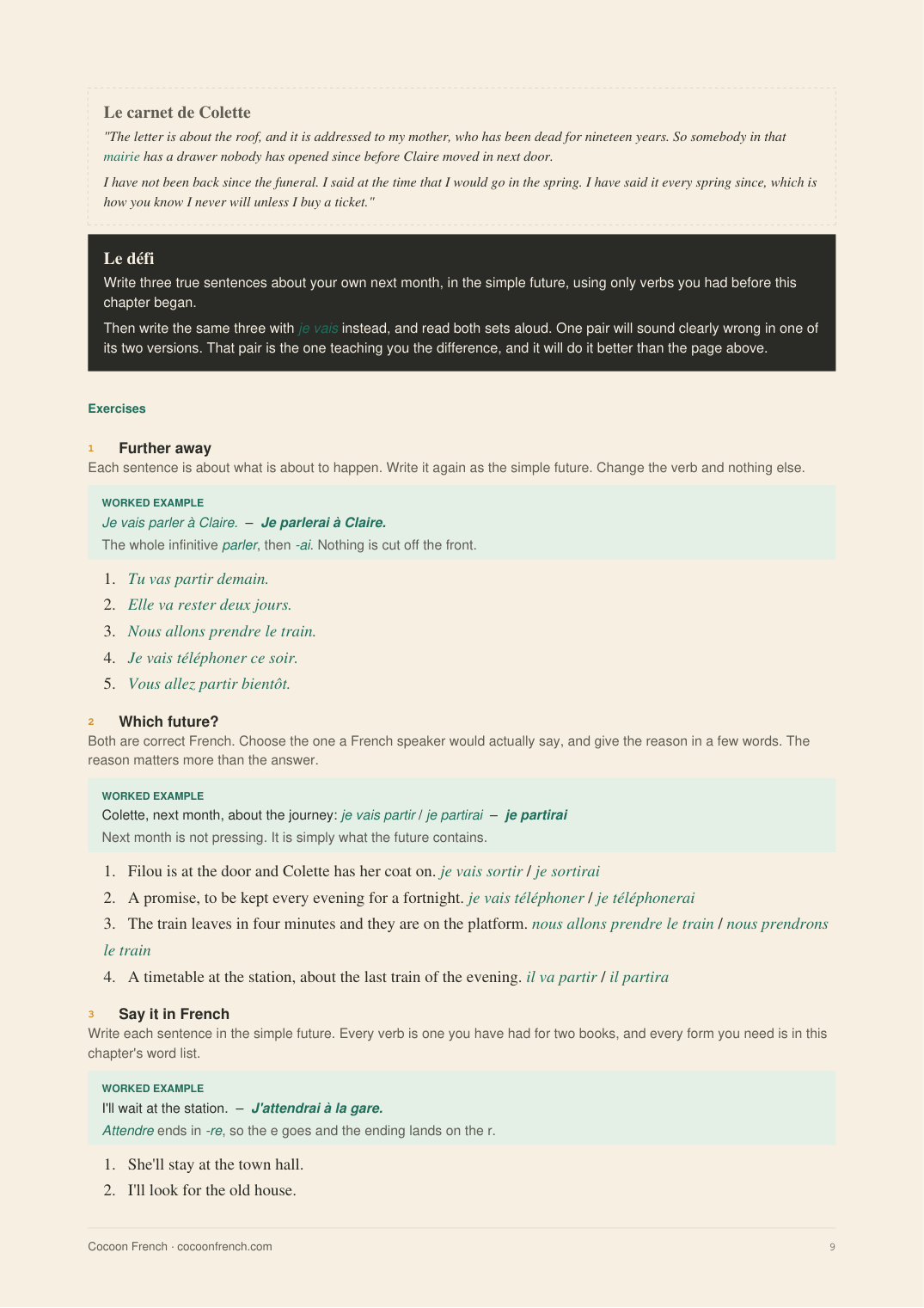 Page 9 of French on Your Own