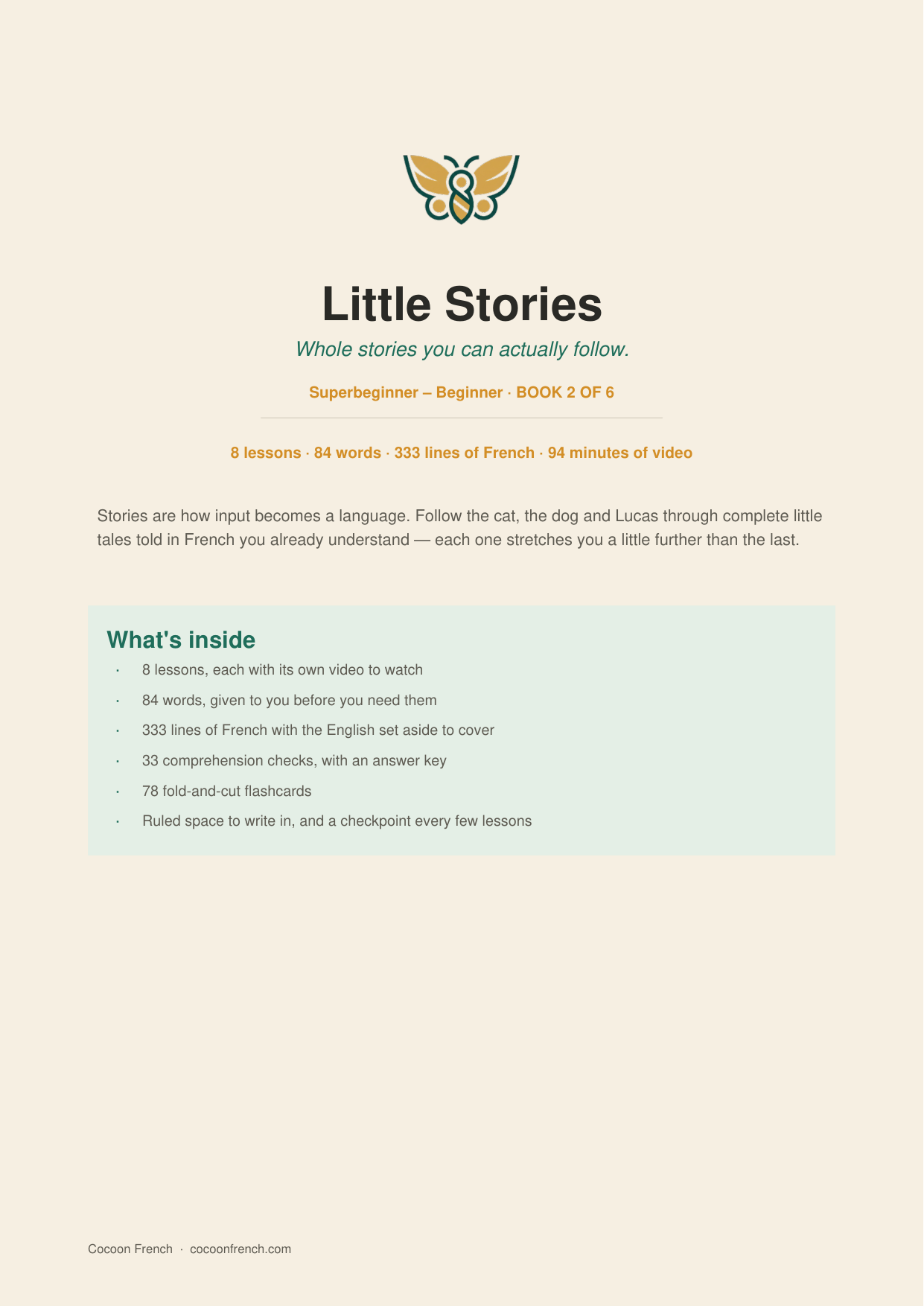 The cover of Little Stories