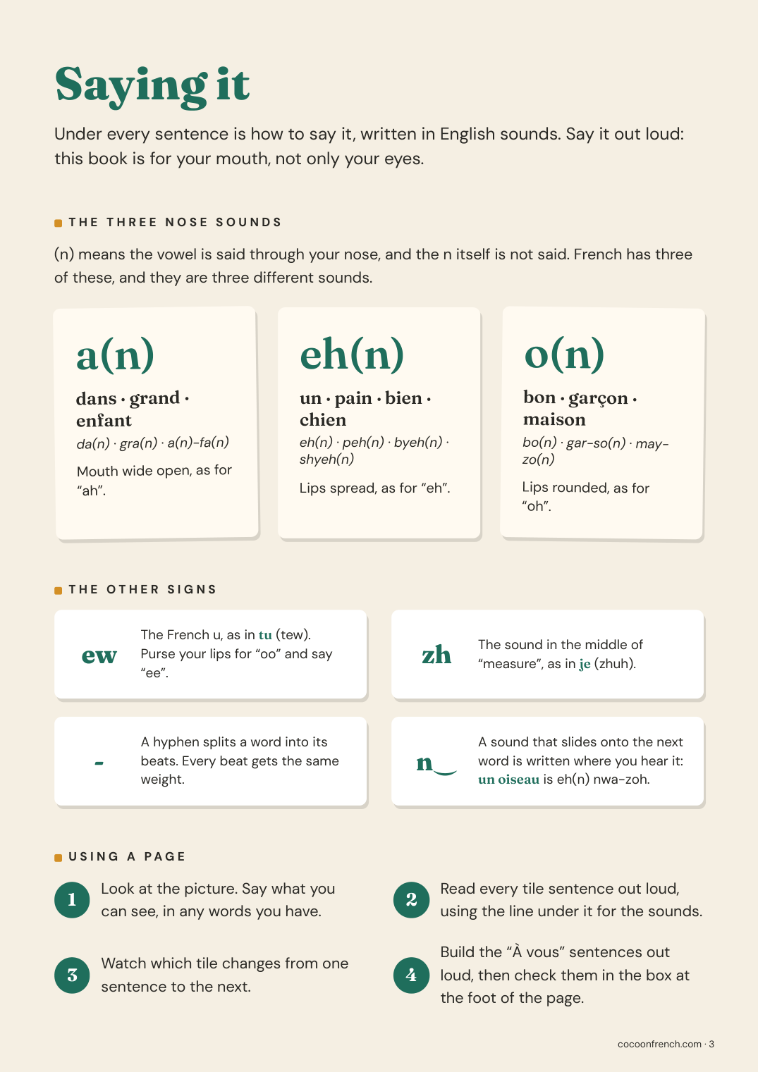 Page 3 of The French Sentence Builder